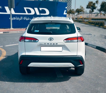 White Toyota Corolla Cross 2023