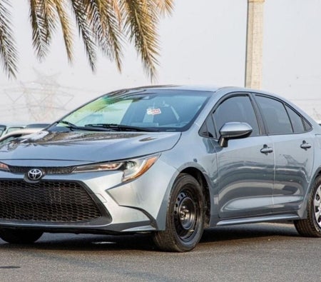 Silver Toyota Corolla 2020