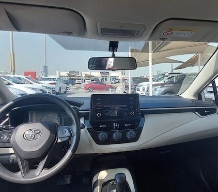 White Toyota Corolla XLI 2021