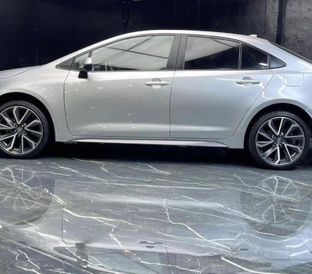 Silver Toyota Corolla SE 2021