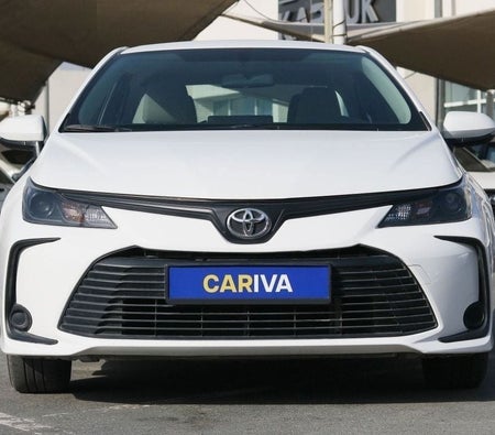 White Toyota Corolla 2024