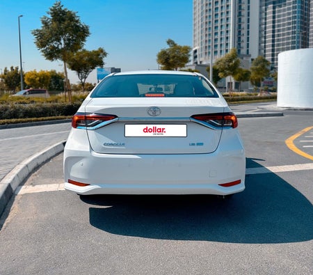 White Toyota Corolla 2025