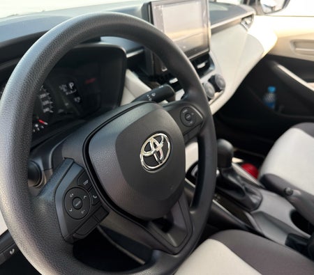 White Toyota Corolla 2025