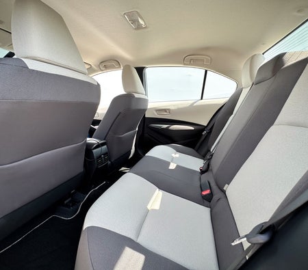 White Toyota Corolla 2025