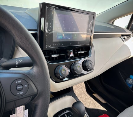 White Toyota Corolla 2025