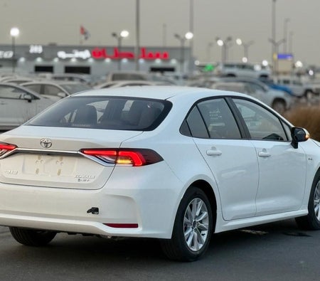 White Toyota Corolla 2025