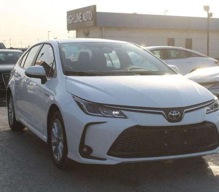 White Toyota Corolla 2025