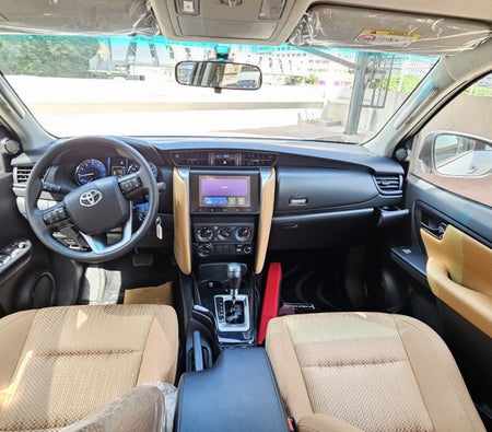 White Toyota Fortuner 2024