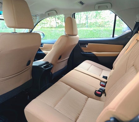 White Toyota Fortuner 2025