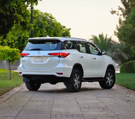 White Toyota Fortuner 2025