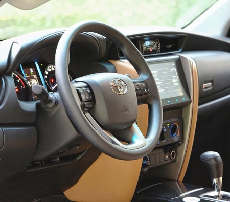 White Toyota Fortuner 2025