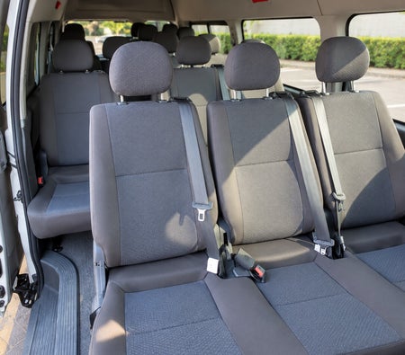 White Toyota Hiace 13 Seater 2018