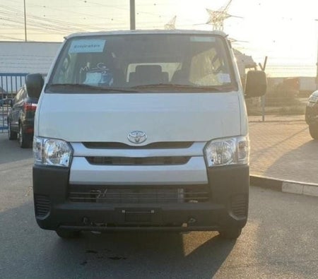 White Toyota Hiace 2025