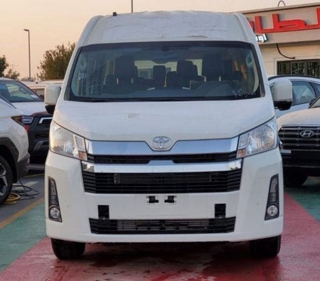 White Toyota Hiace 2025