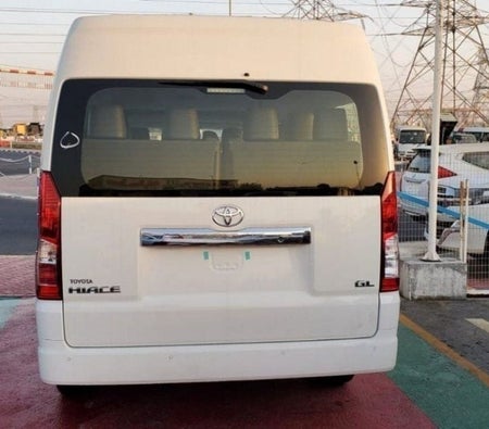 White Toyota Hiace 2025