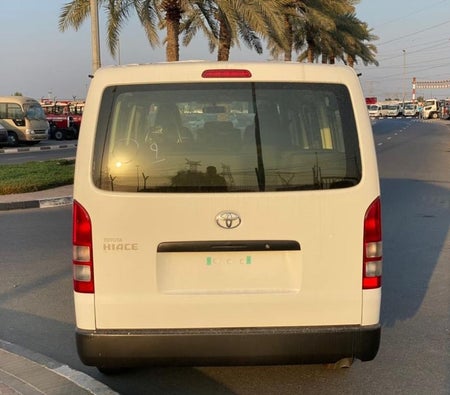 White Toyota Hiace 2025