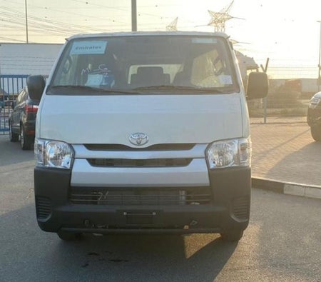 White Toyota Hiace 2025
