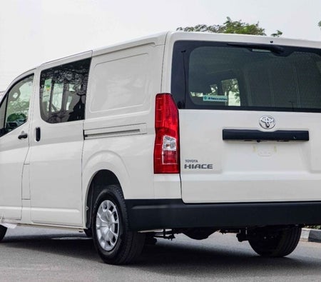 White Toyota Hiace 2026