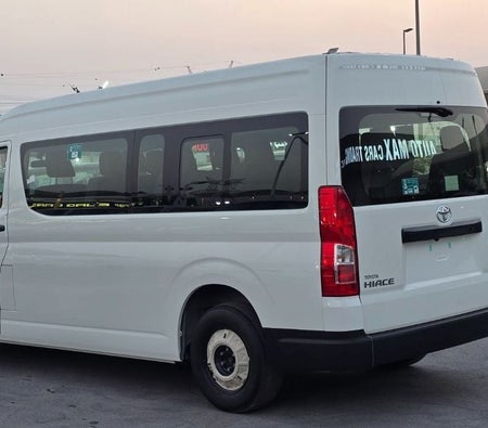 White Toyota Hiace 2026