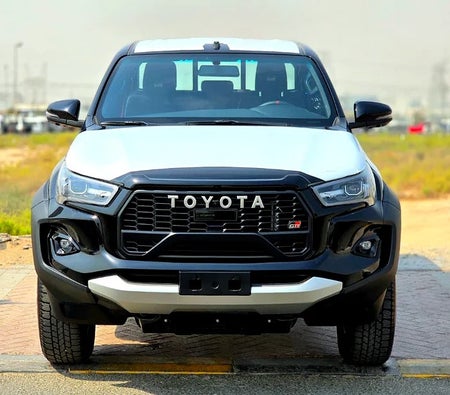 Black Toyota Hilux GR Sport 2025