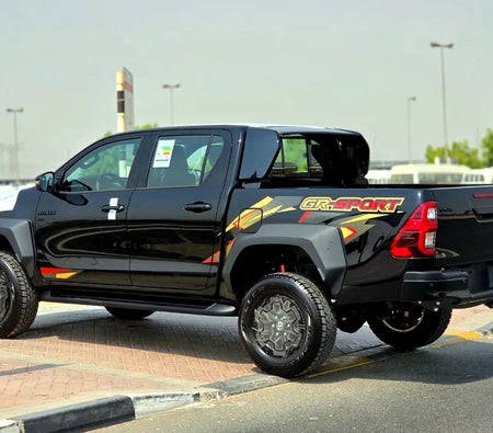 Black Toyota Hilux GR Sport 2025