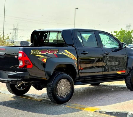 Black Toyota Hilux GR Sport 2025