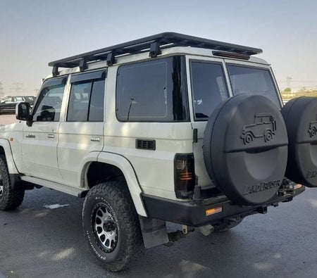 White Toyota 70 Series 2017