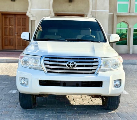 White Toyota Land Cruiser GX MID 2010