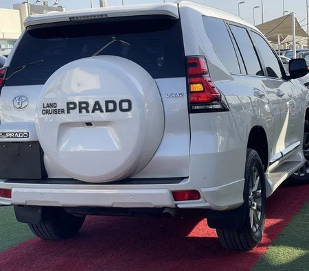 White Toyota Prado VXR 2020