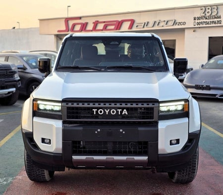 White Toyota Prado 2025