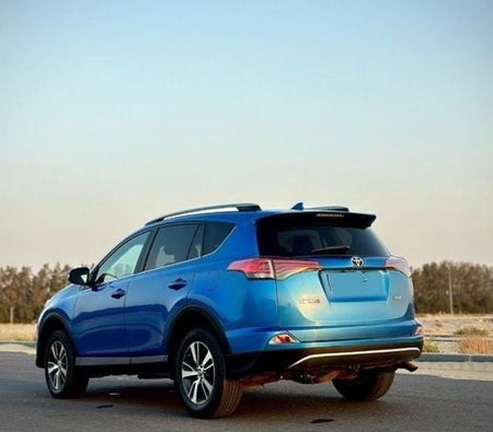 Blue Toyota RAV4 2018