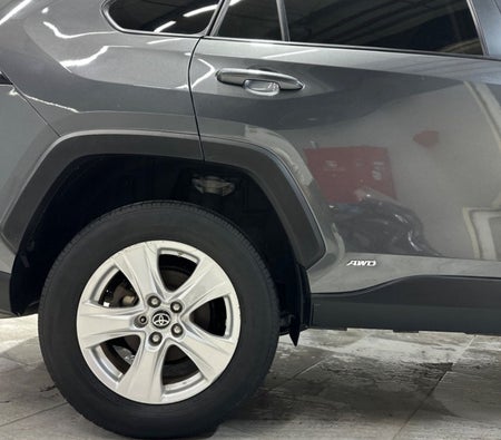 Gray Toyota RAV4 2021