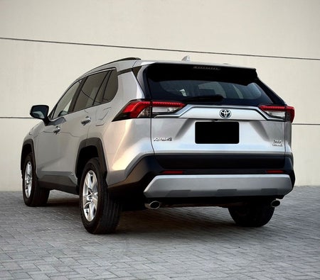 Silver Toyota RAV4 2024