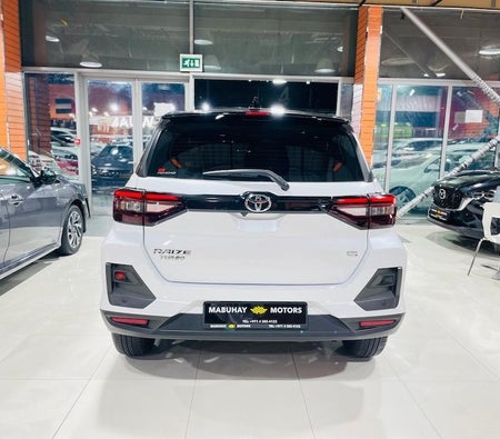 White Toyota Raize TURBO G 2022