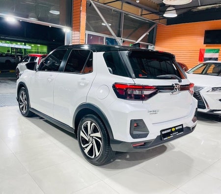 White Toyota Raize TURBO G 2022