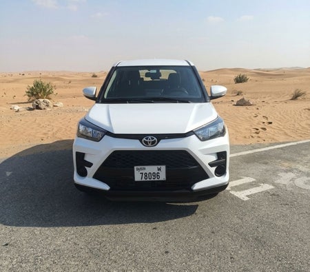 White Toyota Raize 2026
