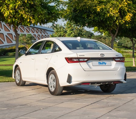 White Toyota Yaris 2026