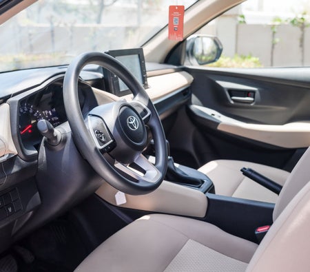 White Toyota Yaris 2026