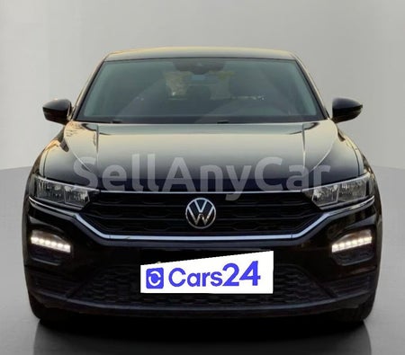Black Volkswagen T Roc Life 2022 Black Volkswagen T Roc Life 2022