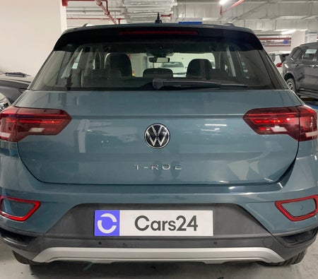 Blue Volkswagen T Roc Life 2022 Blue Volkswagen T Roc Life 2022