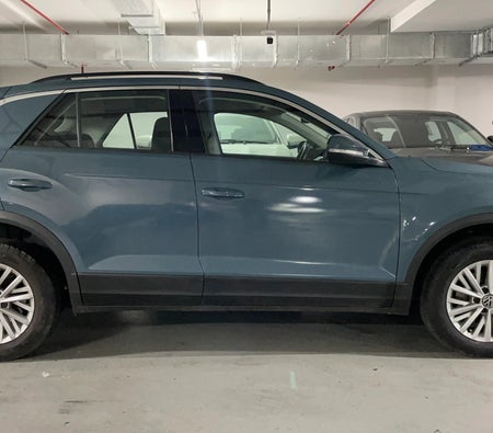Blue Volkswagen T Roc Life 2022