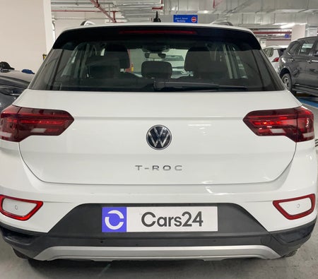 White Volkswagen T Roc Life 2024