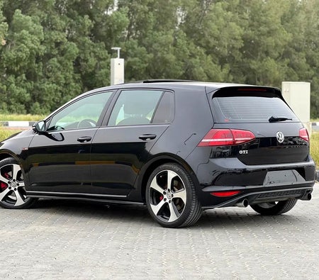 Black Volkswagen Golf GTI Base 2015 Black Volkswagen Golf GTI Base 2015