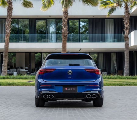 Blau Volkswagen Golf R 2022