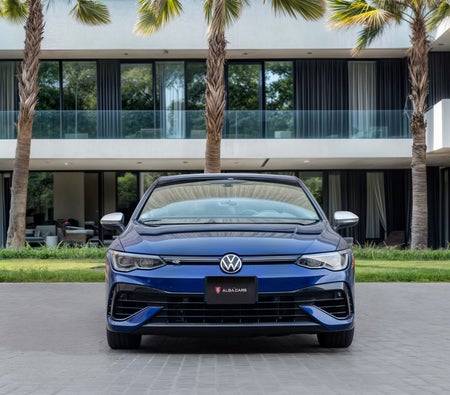 Blau Volkswagen Golf R 2022