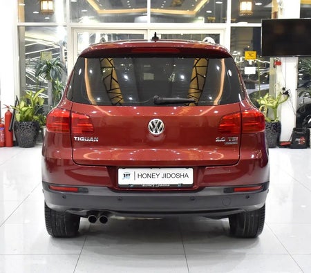 rojo Volkswagen Tiguan SEL 2014 rojo Volkswagen Tiguan SEL 2014