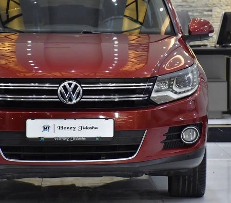 rojo Volkswagen Tiguan SEL 2014 rojo Volkswagen Tiguan SEL 2014