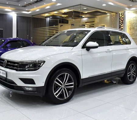 白色的 大众汽车 Tiguan SEL 2019