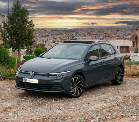 Gray Volkswagen Golf 8 2023