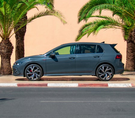 Gray Volkswagen Golf GTI 2023